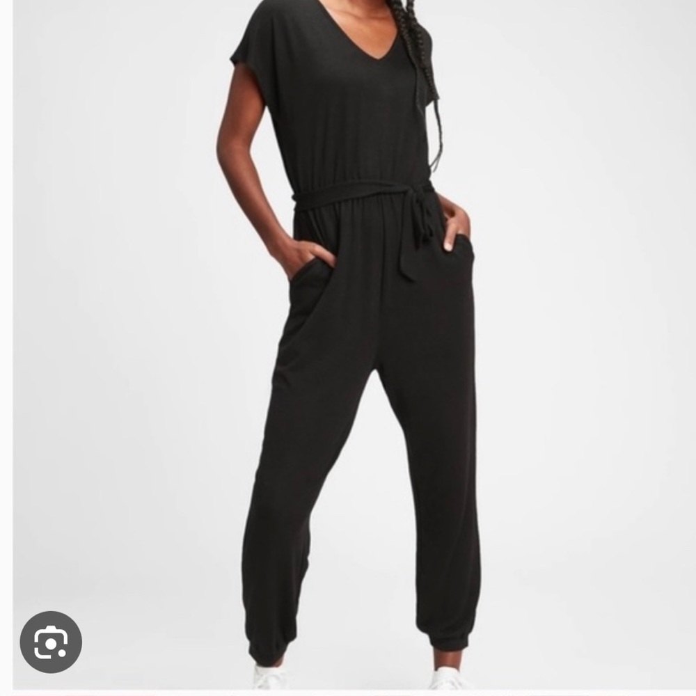 Gap tie front jumpsuit
